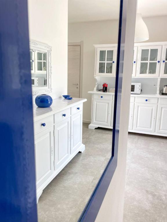 Kuchyň nebo kuchyňský kout v ubytování Tea House Alghero