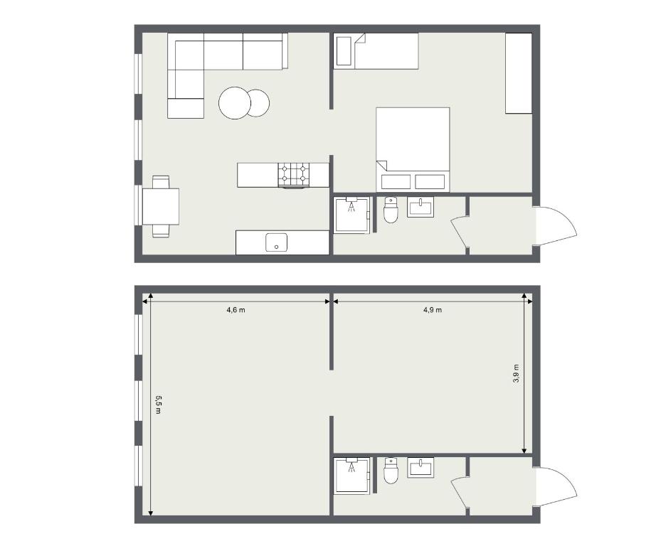 Planimetria di Apartmány Rozárka Turnov