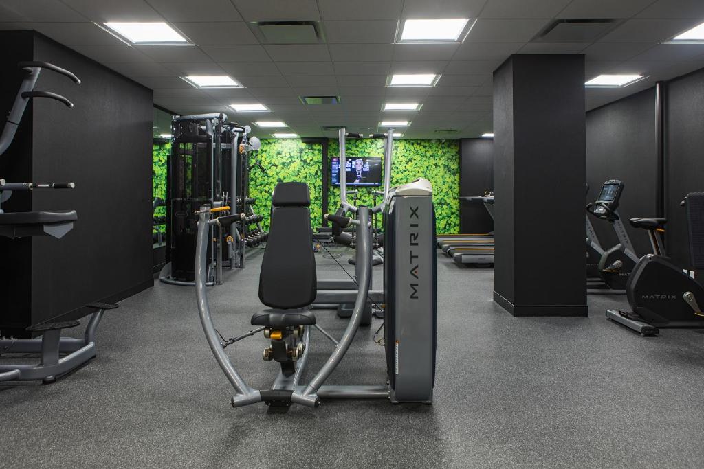 Fitness centrum a/nebo fitness zařízení v ubytování Renaissance Albany Hotel