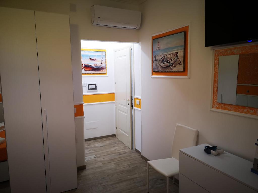 Telewizja i/lub zestaw kina domowego w obiekcie La Casa di Alfonso