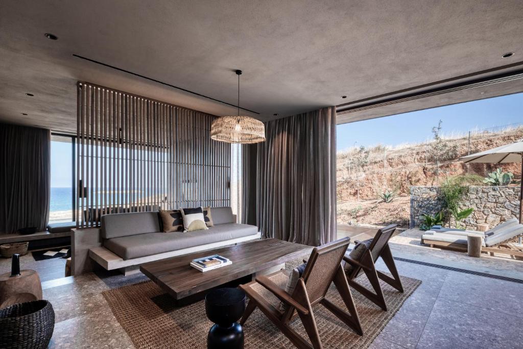 Posedenie v ubytovaní Domes Zeen Chania, a Luxury Collection Resort, Crete