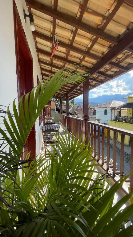 Balkón nebo terasa v ubytování Pousada Brisa do Leste