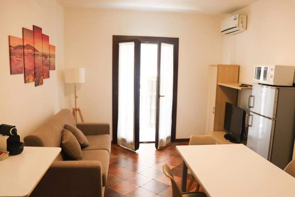 אזור ישיבה ב-Appartamenti-Residence Al Massimo