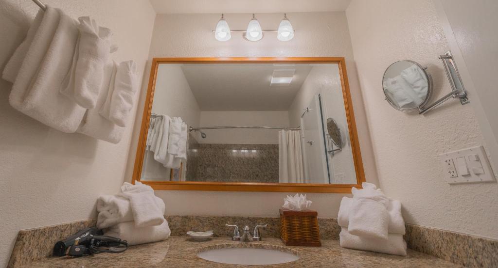 Koupelna v ubytování Tolovana Inn