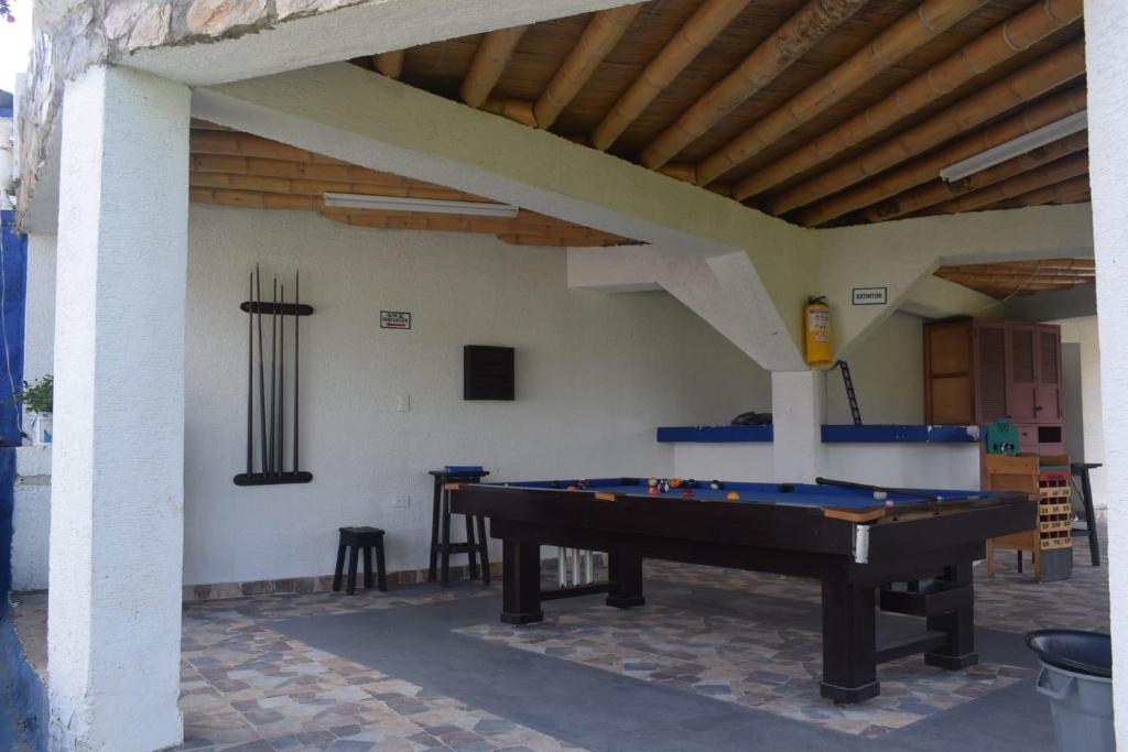 Biliár nebo kulečník v ubytování villa roman