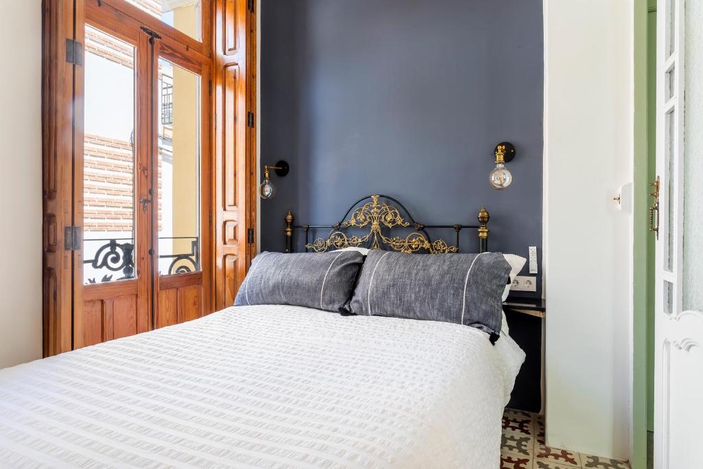 Posteľ alebo postele v izbe v ubytovaní Casa Rosario Cabanyal flat near the beach, high end
