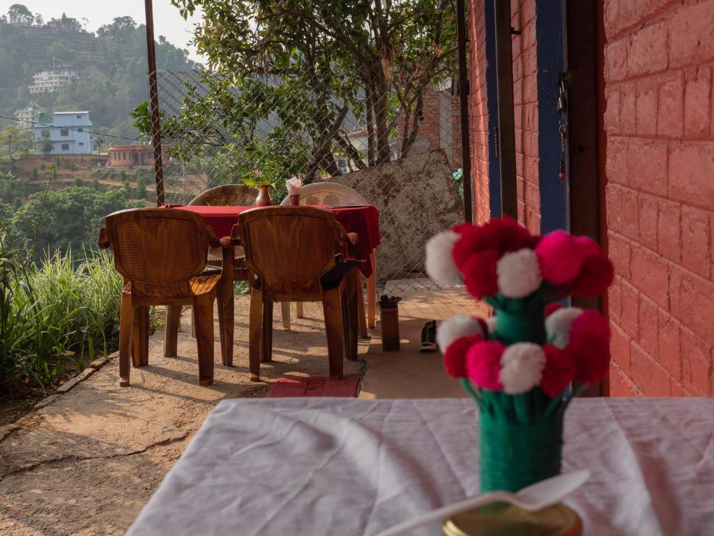 Balkón nebo terasa v ubytování Namaste Home Stay