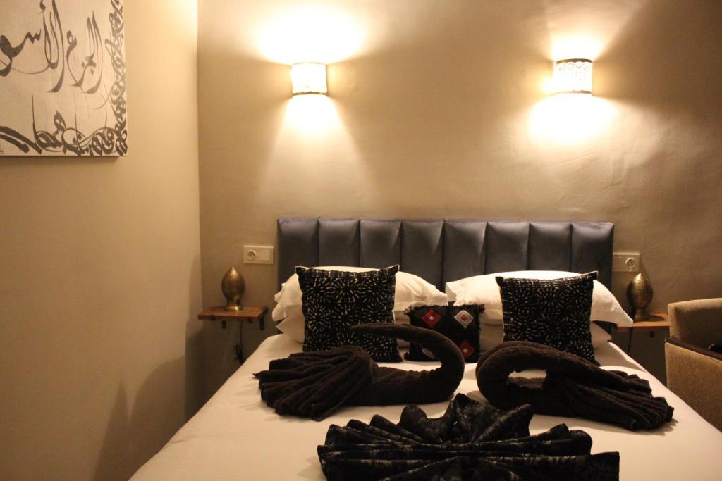 Posezení v ubytování Riad Hilmuna Hammam et Spa