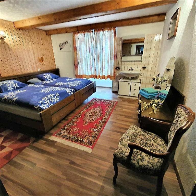 Postel nebo postele na pokoji v ubytování BnB "A la Crus"