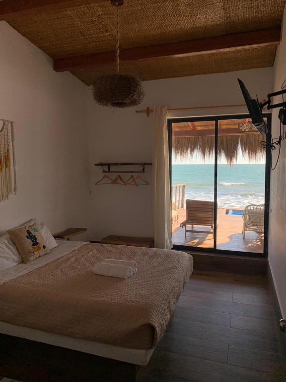 Postel nebo postele na pokoji v ubytování Hotel Boutique Beso de Sal