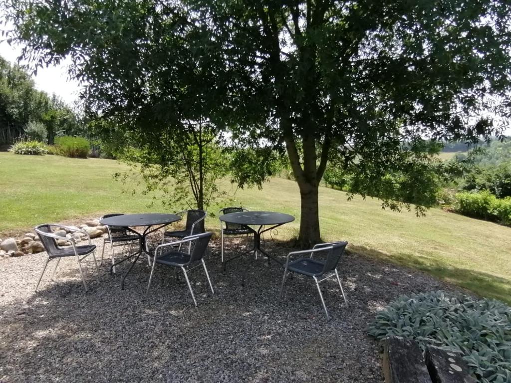 Zahrada ubytování BnB Ferme Beauregard Les Pyrénées