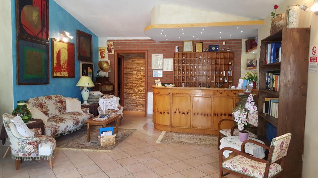 Χώρος καθιστικού στο agriturismo heaven trilocale 1