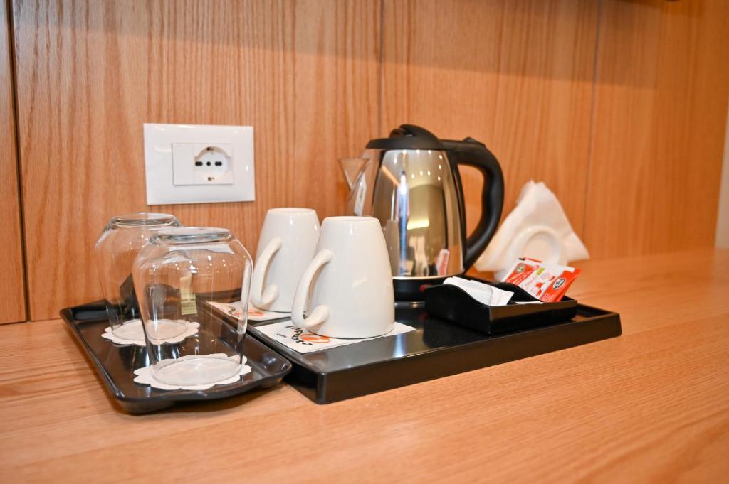 Comodidades para chá e café em Hotel Zanzi