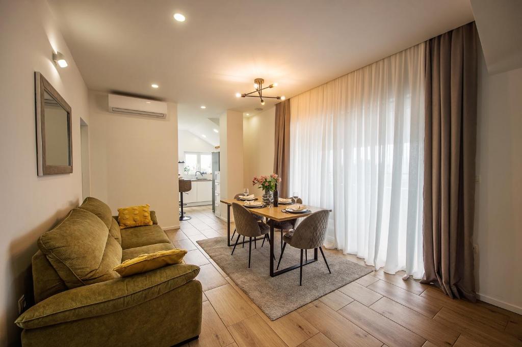 Posezení v ubytování Apartman I & J