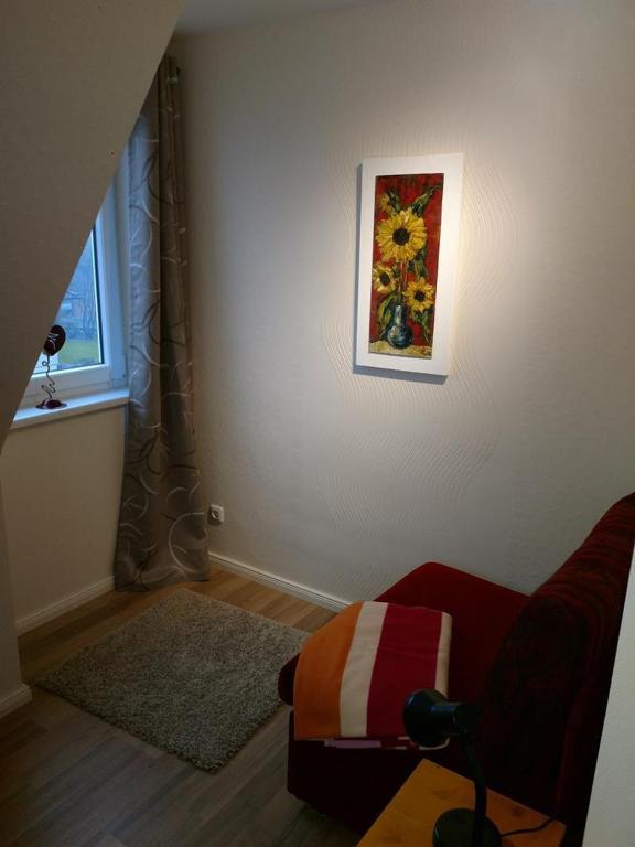 Posezení v ubytování Birkenhaus, Ferienhaus