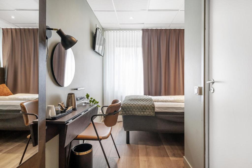 Postel nebo postele na pokoji v ubytování Hotel Point
