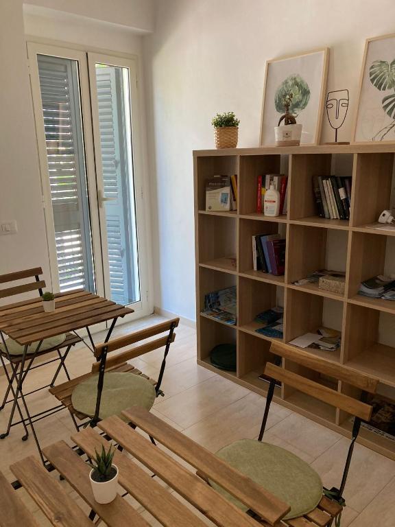 Knihovna v bed and breakfast