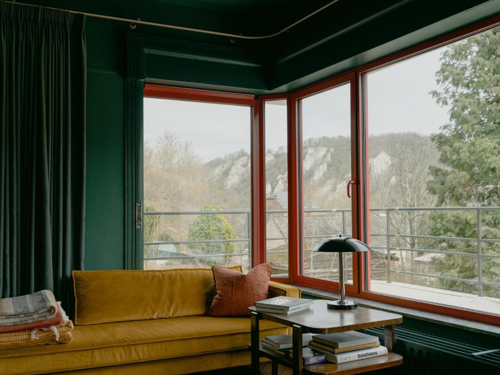Istumisnurk majutusasutuses Villa Michaux
