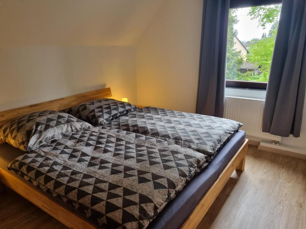Postel nebo postele na pokoji v ubytování Ferienhaus Stefan
