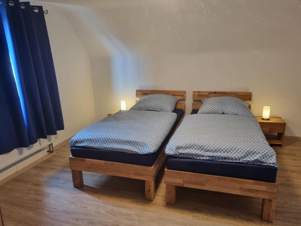 Postel nebo postele na pokoji v ubytování Ferienhaus Stefan