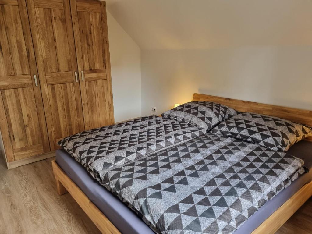 Postel nebo postele na pokoji v ubytování Ferienhaus Stefan
