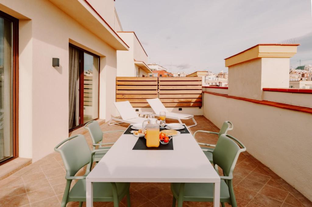 Balkón alebo terasa v ubytovaní Port Plaza Apartments