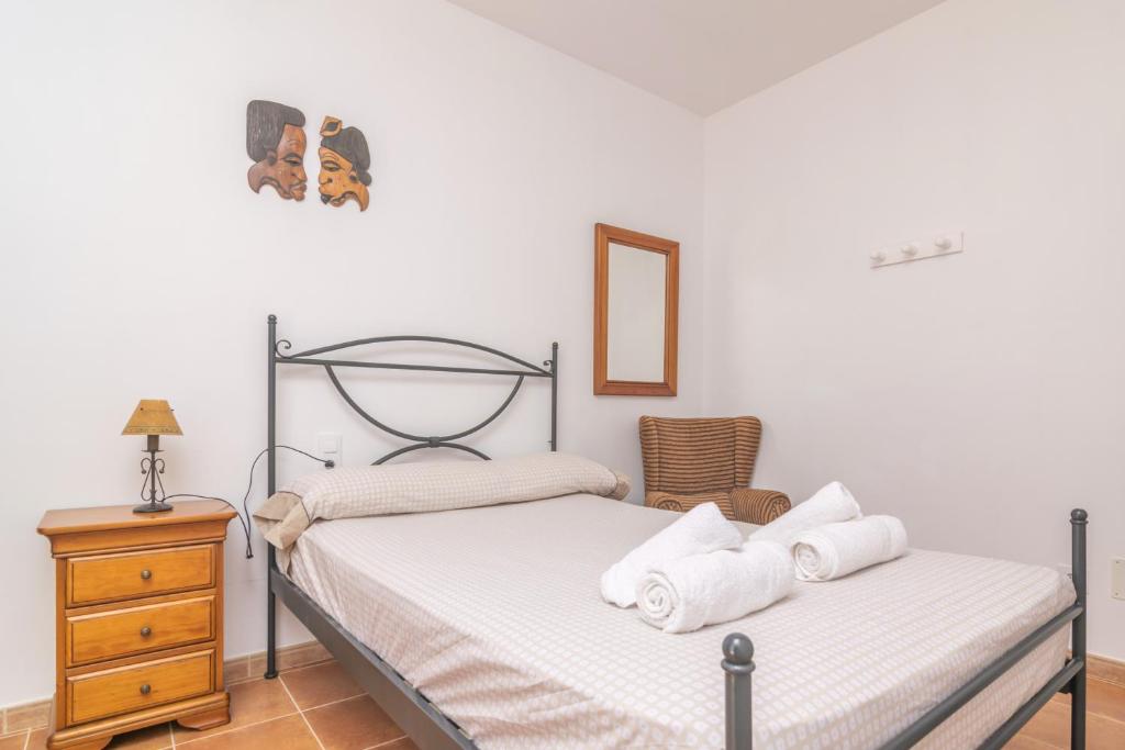 Postel nebo postele na pokoji v ubytování Ca Na Maria -Dorant-