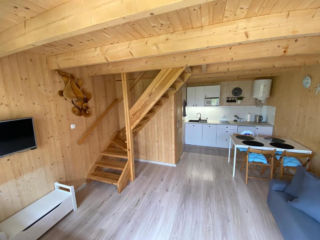 Kuchyň nebo kuchyňský kout v ubytování Baltic Star