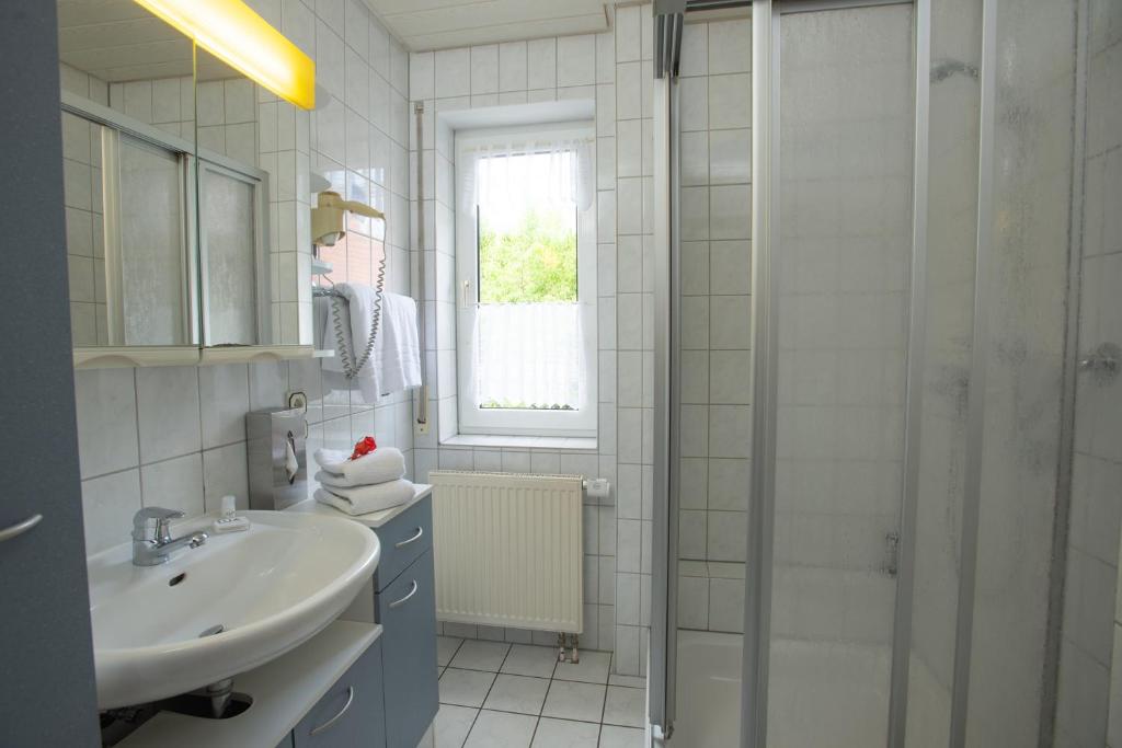 Koupelna v ubytování Landhotel zum Stern