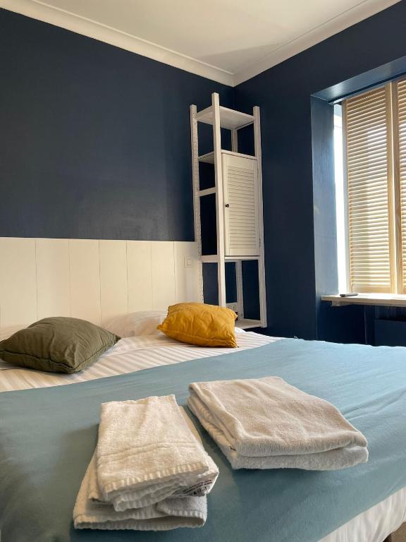 Postel nebo postele na pokoji v ubytování Hotel HEB
