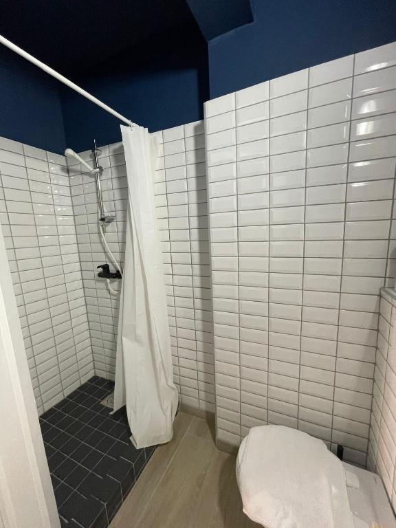 Koupelna v ubytování Hotel HEB