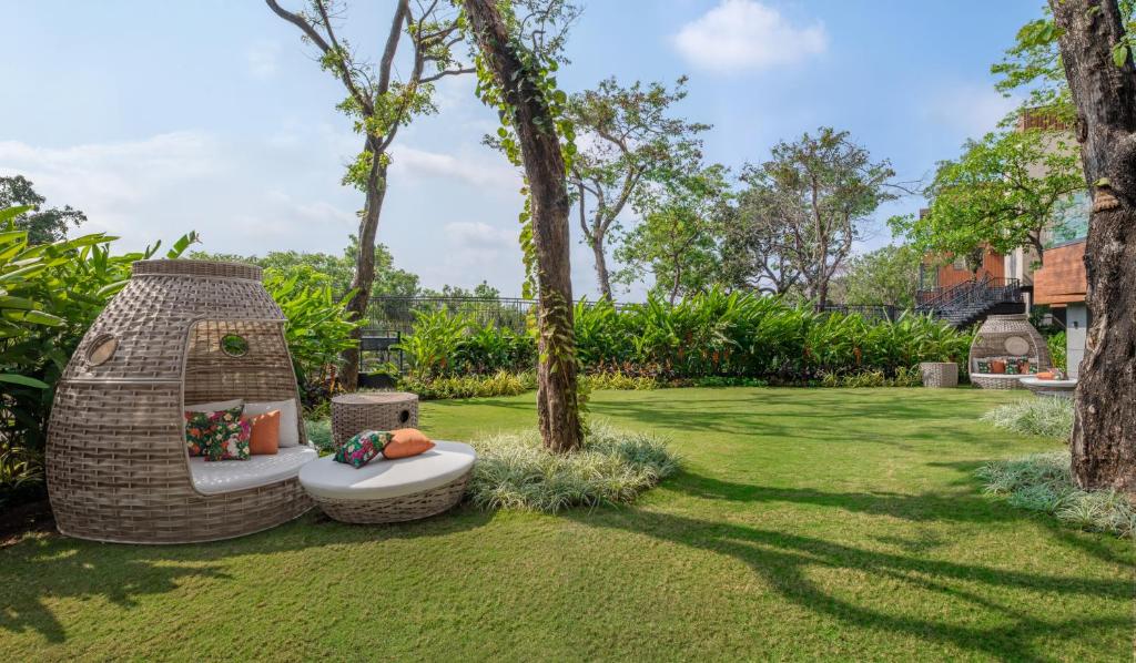 Zahrada ubytování JW Marriott Goa