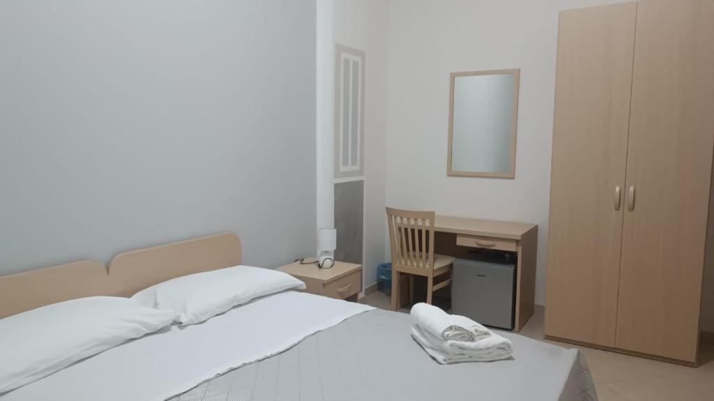 Postel nebo postele na pokoji v ubytování B&B Michael's Dream