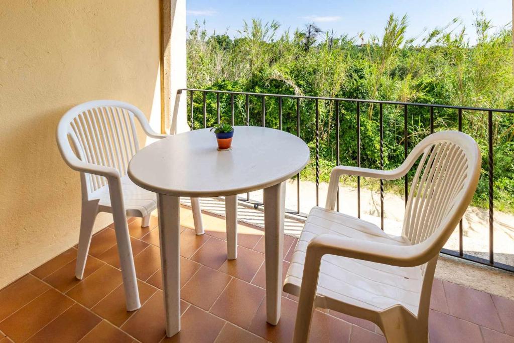 Balkón alebo terasa v ubytovaní Cubells 2 Apartamento cercano a la playa