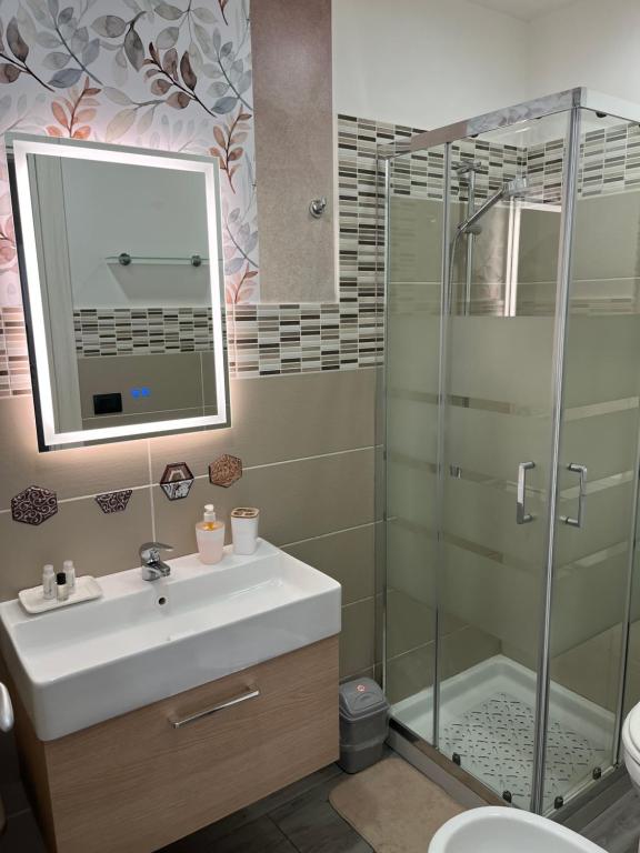 Kúpeľňa v ubytovaní Amuri di Casa Catania