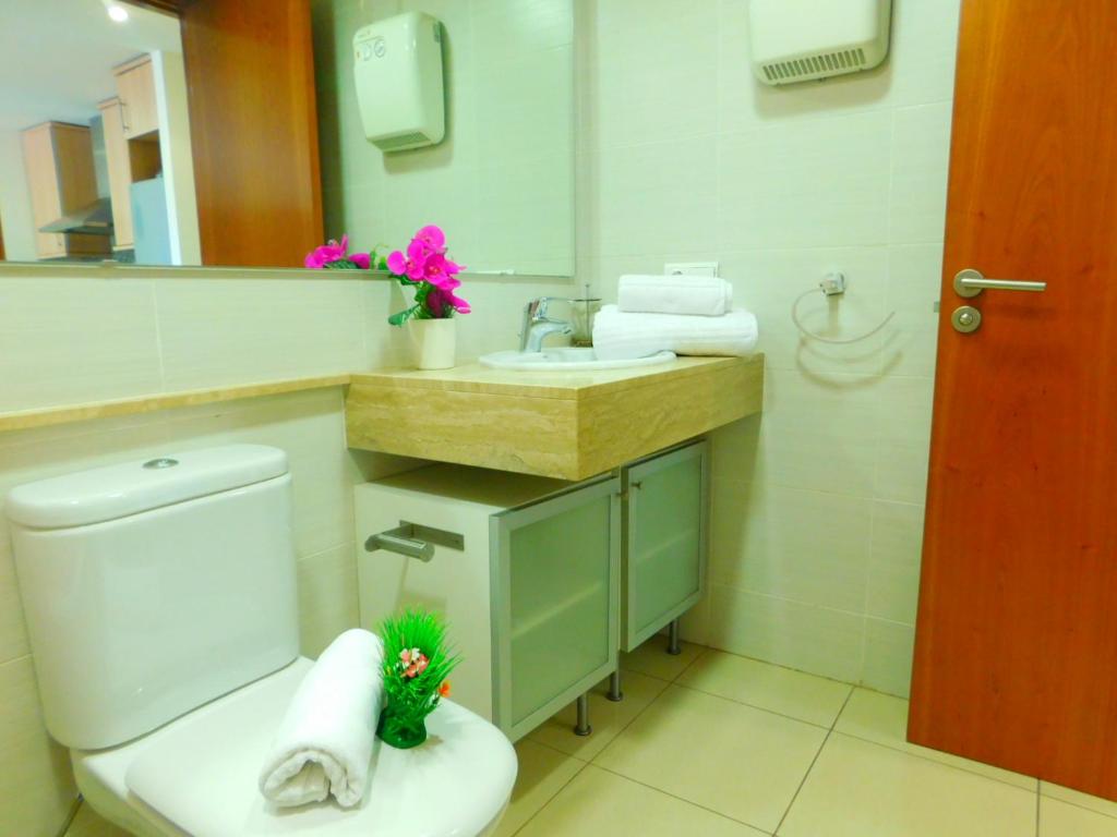 Kúpeľňa v ubytovaní GMID IMMO Apartment Mileni