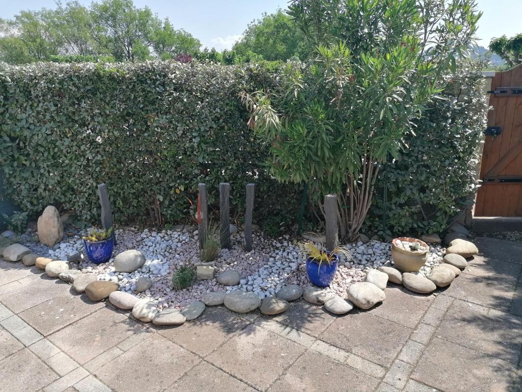 Zahrada ubytování Le clos des Vignes
