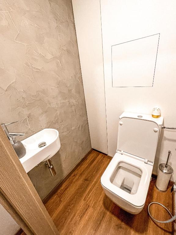 Ένα μπάνιο στο Vantisch Apartment