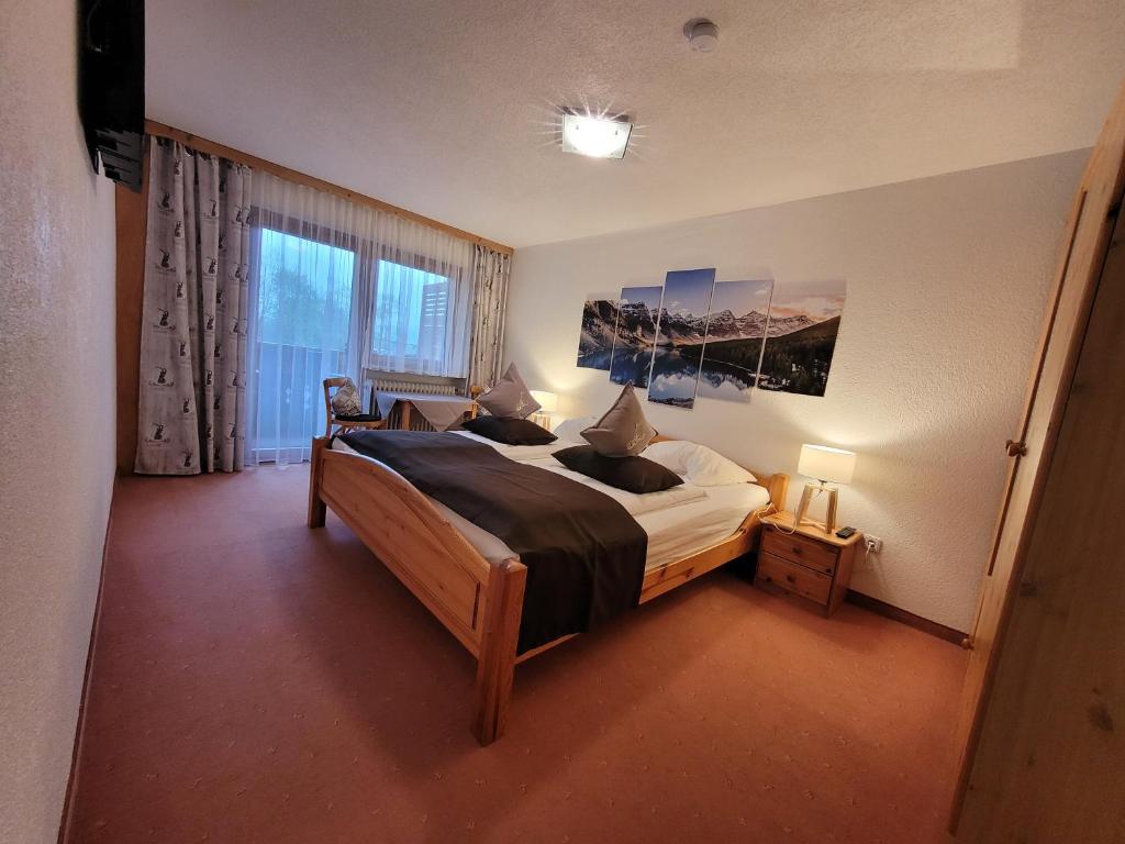 Postel nebo postele na pokoji v ubytování Haus Kohlberghof