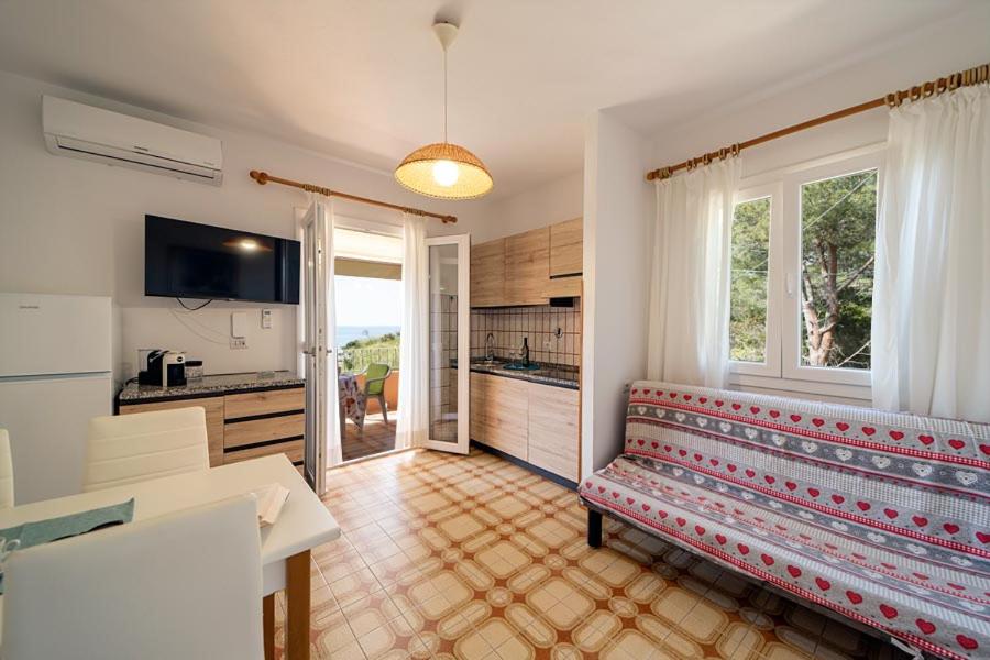 Kuchyň nebo kuchyňský kout v ubytování Villa Cecilia - Appartamenti