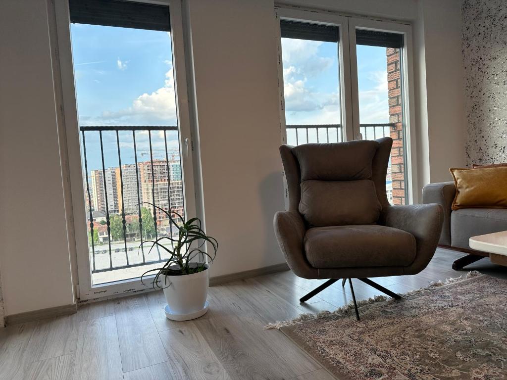 Кът за сядане в BesTer Apartment