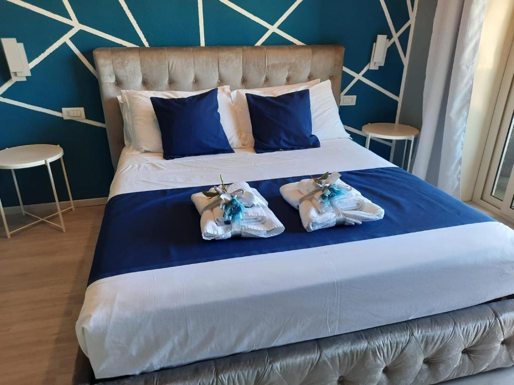 Postel nebo postele na pokoji v ubytování U Baruni B&B