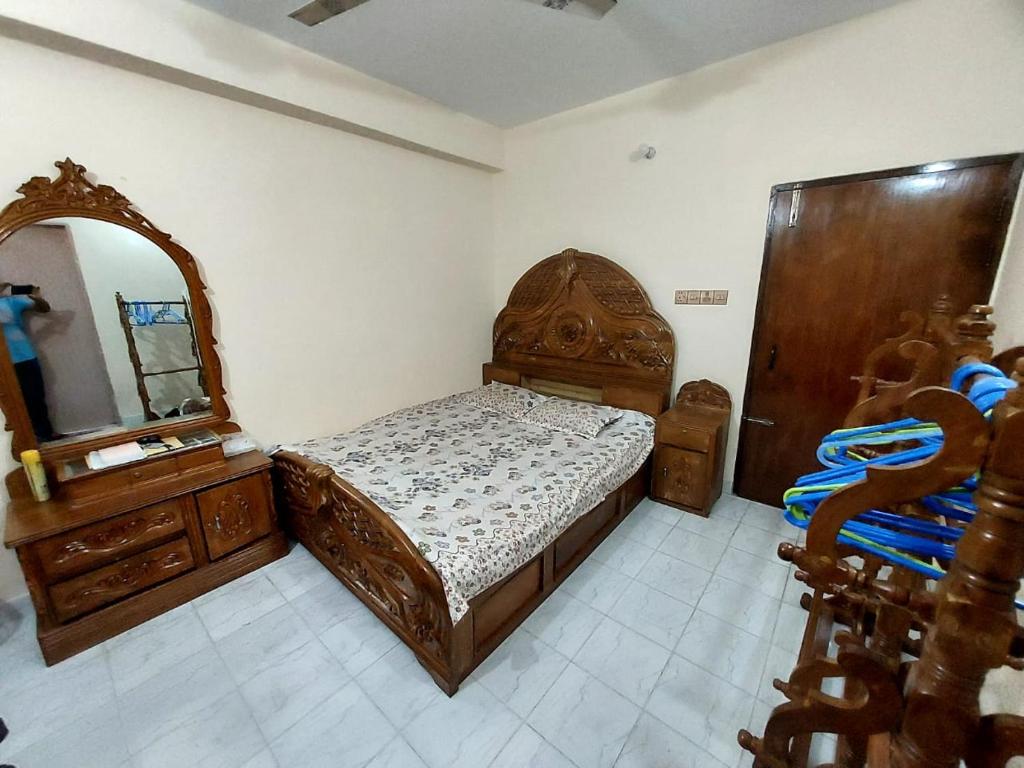 Ένα ή περισσότερα κρεβάτια σε δωμάτιο στο private apartment in hill view tower