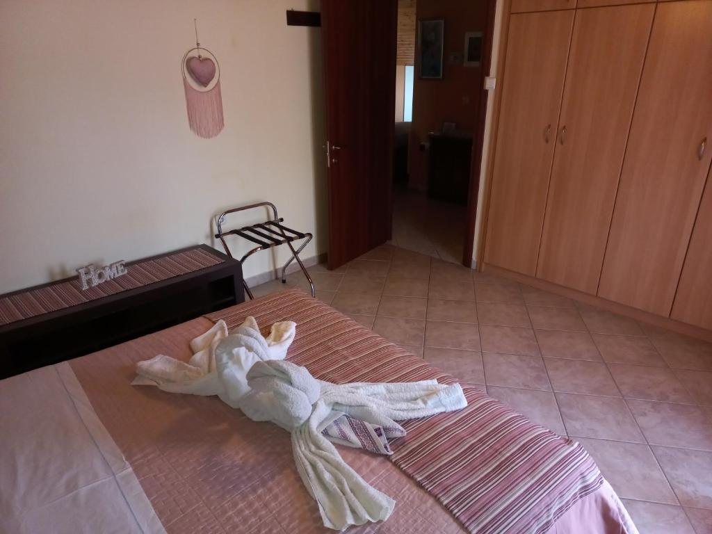 Posteľ alebo postele v izbe v ubytovaní Sofita view Kavala