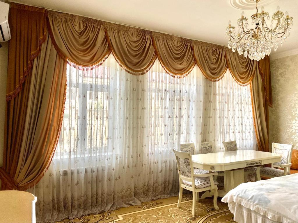 Postel nebo postele na pokoji v ubytování House in Quba