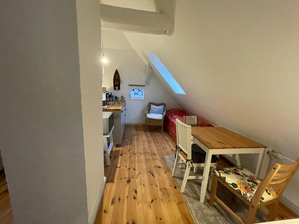 Kuchyň nebo kuchyňský kout v ubytování Hotel Brummers Anneks