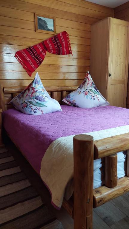 Postel nebo postele na pokoji v ubytování Cabana Dochita 2