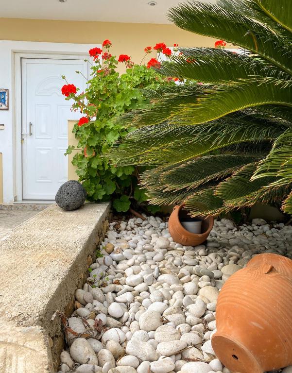 Zahrada ubytování Aegean breeze apartment