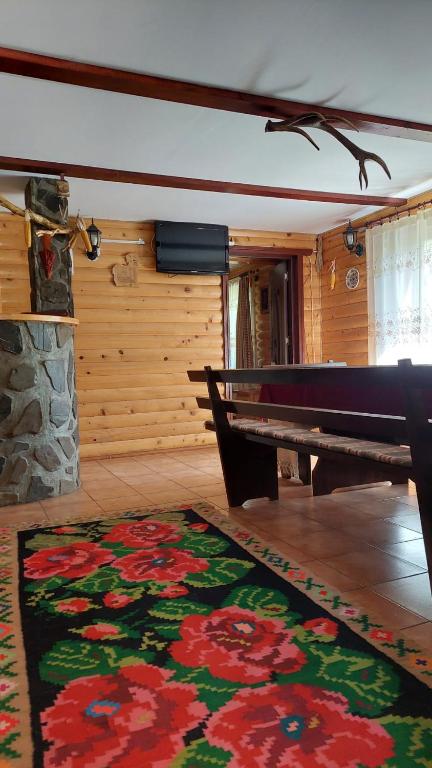 Posezení v ubytování Cabana Dochita 2