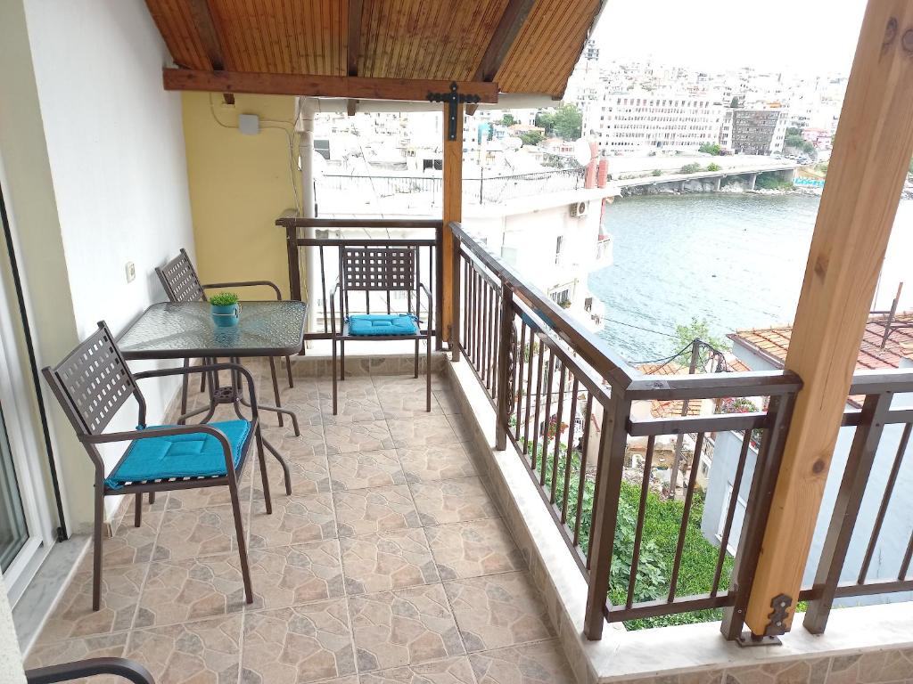 Balkón alebo terasa v ubytovaní Sofita view Kavala